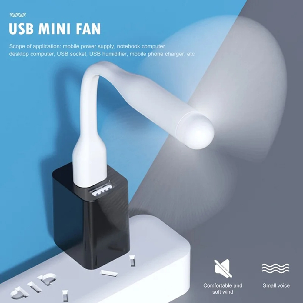 Μίνι USB ανεμιστήρας (TUF1) - 5V - Μπλε