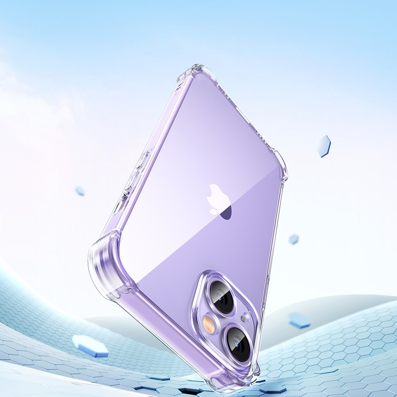 Προστατευτική γέλη θήκη Ugreen για Apple iPhone 14 - Διαφανές