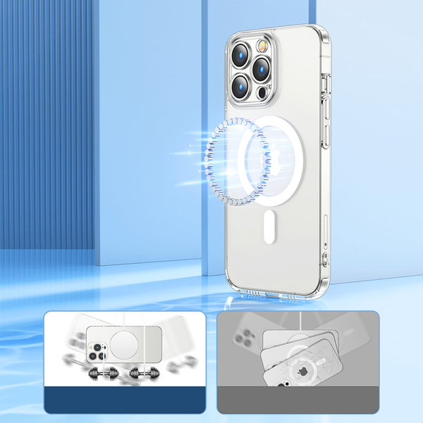Izmael Magsafe θήκη για Apple iPhone 13 Mini - Διαφανές