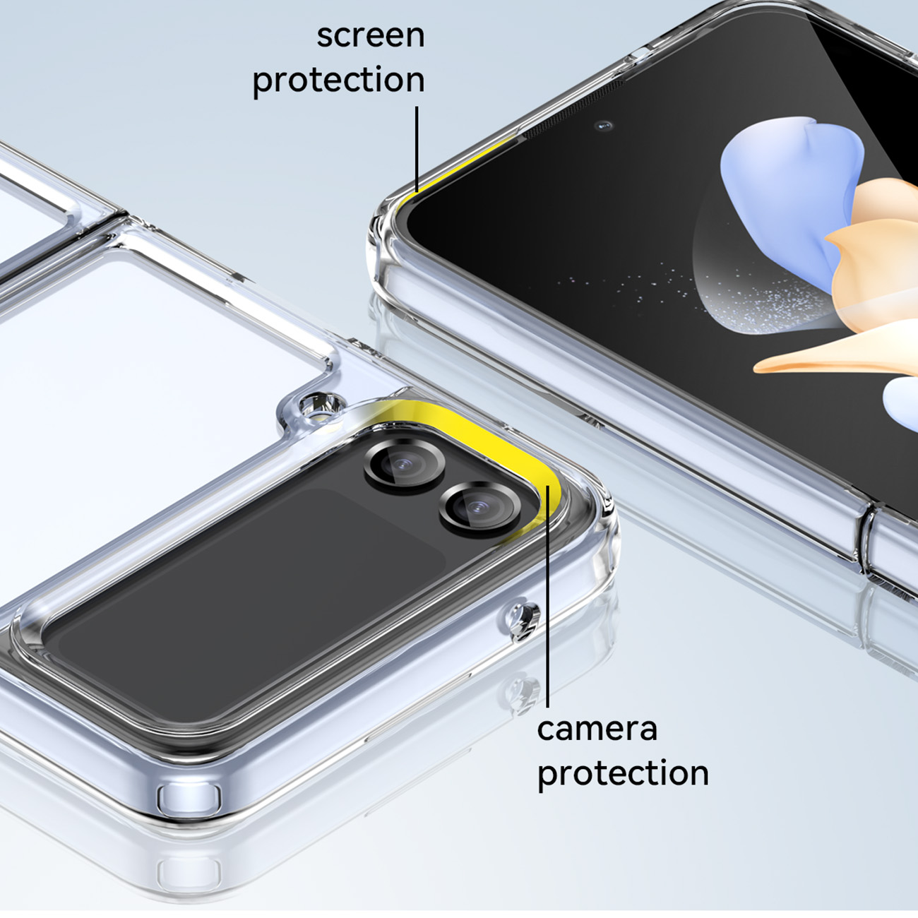Outer Space θήκη για Samsung Galaxy Z Flip 3 - Ροζ