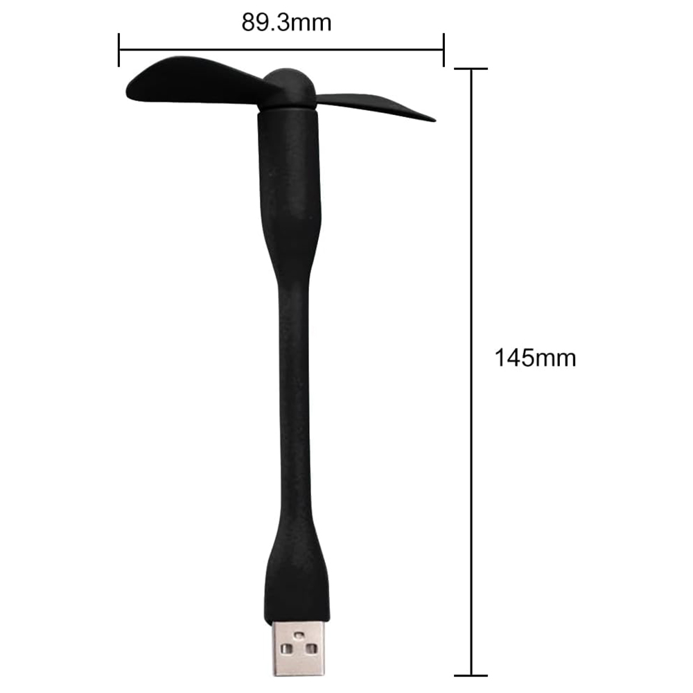 Μίνι USB ανεμιστήρας (TUF1) - 5V - Μπλε