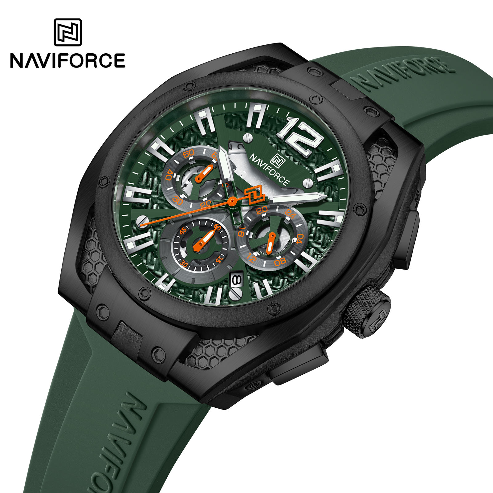 Ρολόι NAVIFORCE MA-38613 - Μπλε / Χρυσό
