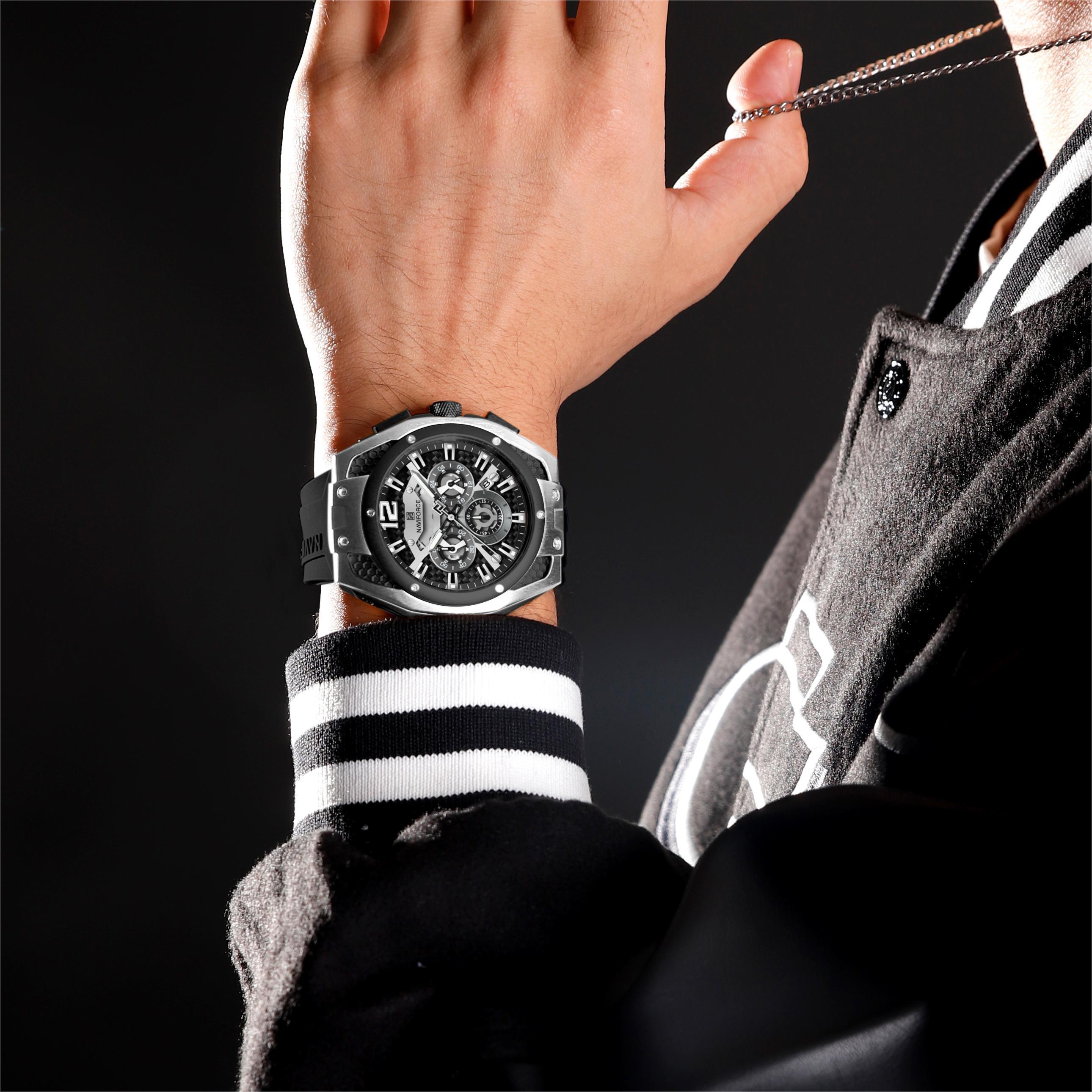 Ρολόι NAVIFORCE MA-38613 - Μπλε / Χρυσό
