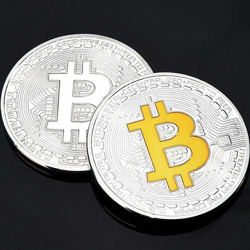 Νόμισμα Bitcoin - Επάργυρο/ Χρυσό