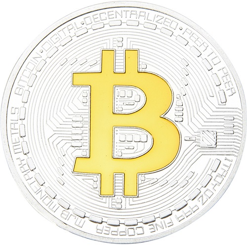 Νόμισμα Bitcoin - Επάργυρο/ Χρυσό