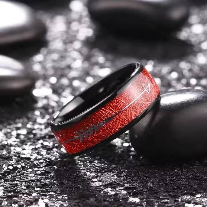 Δαχτυλίδι Arrow - Καφέ / Πολύχρωμο / 62mm