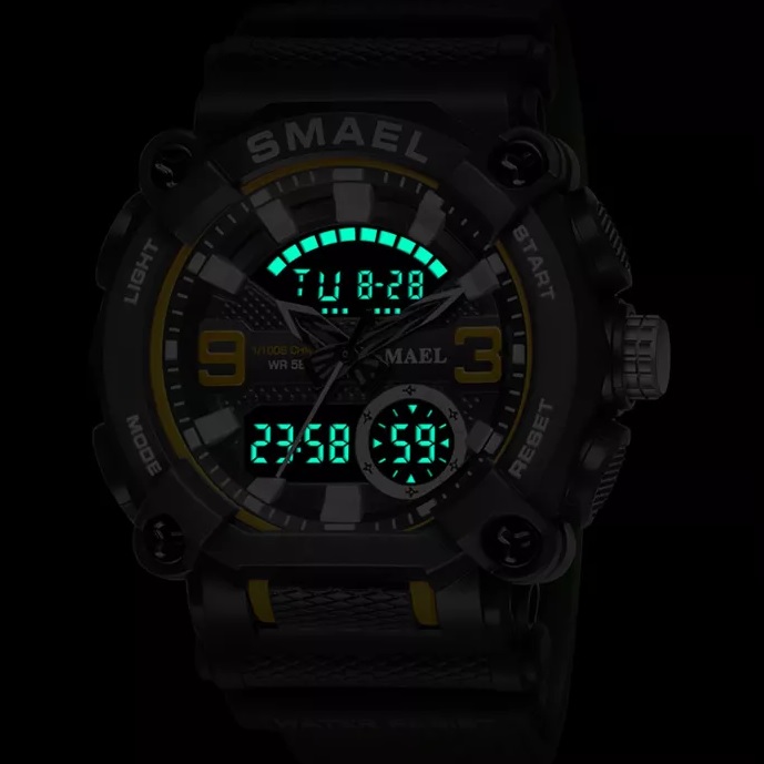 Ρολόι SMAEL FO-14151 - Μαύρο / Χρυσό