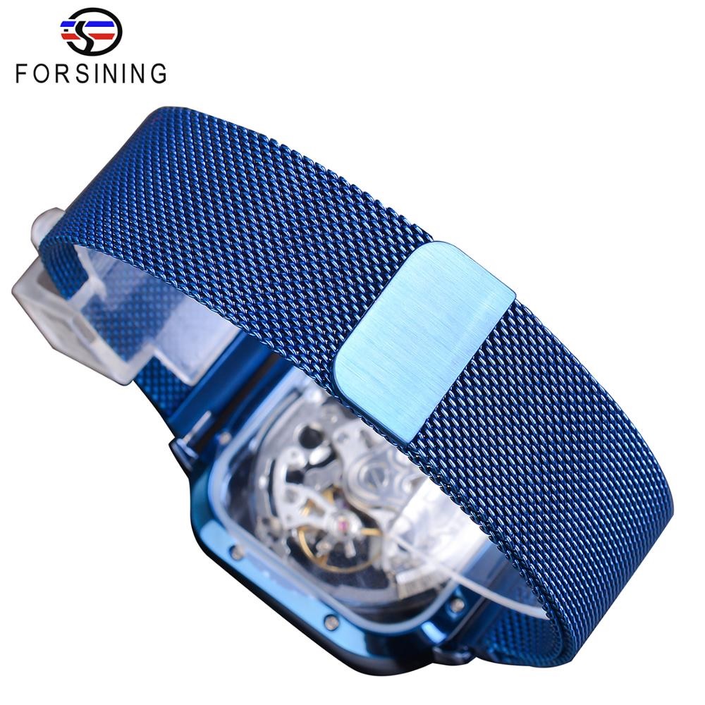 Ρολόι FORSINING SQ-14520 - Ασημένιο