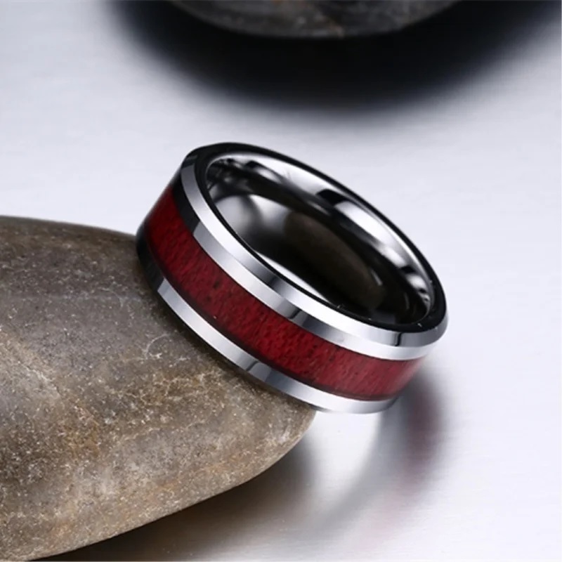 Δαχτυλίδι GA-32430 - Ασημένιο / Καφέ / 57mm