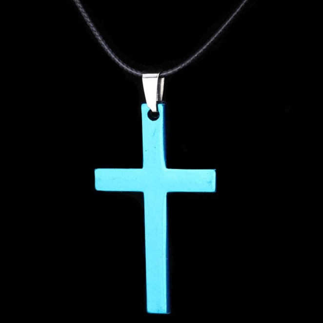 Κολιέ Cross - Μπλε