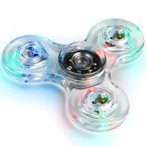 Φωτεινός LED Spinner - Διαφανής