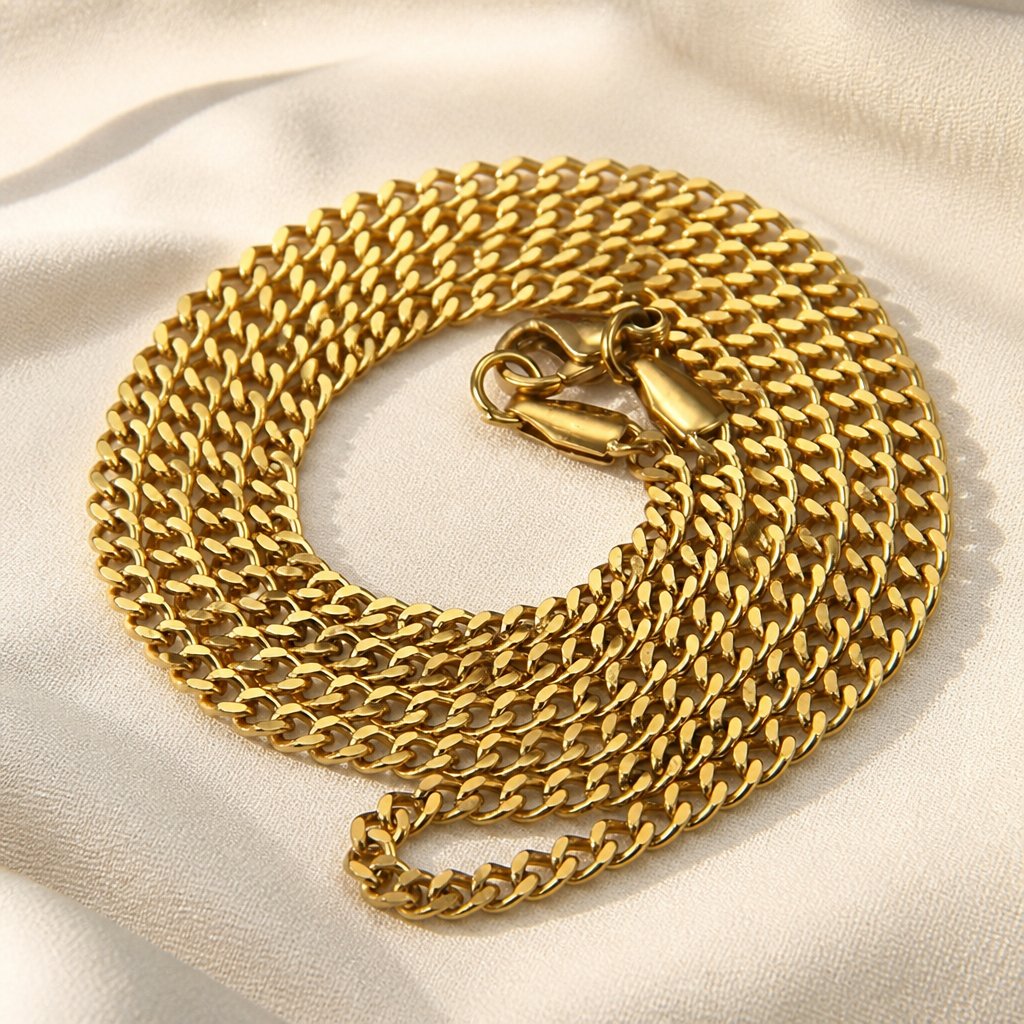 Αλυσίδα GO-34280 - Χρυσή / 45cm / 3mm