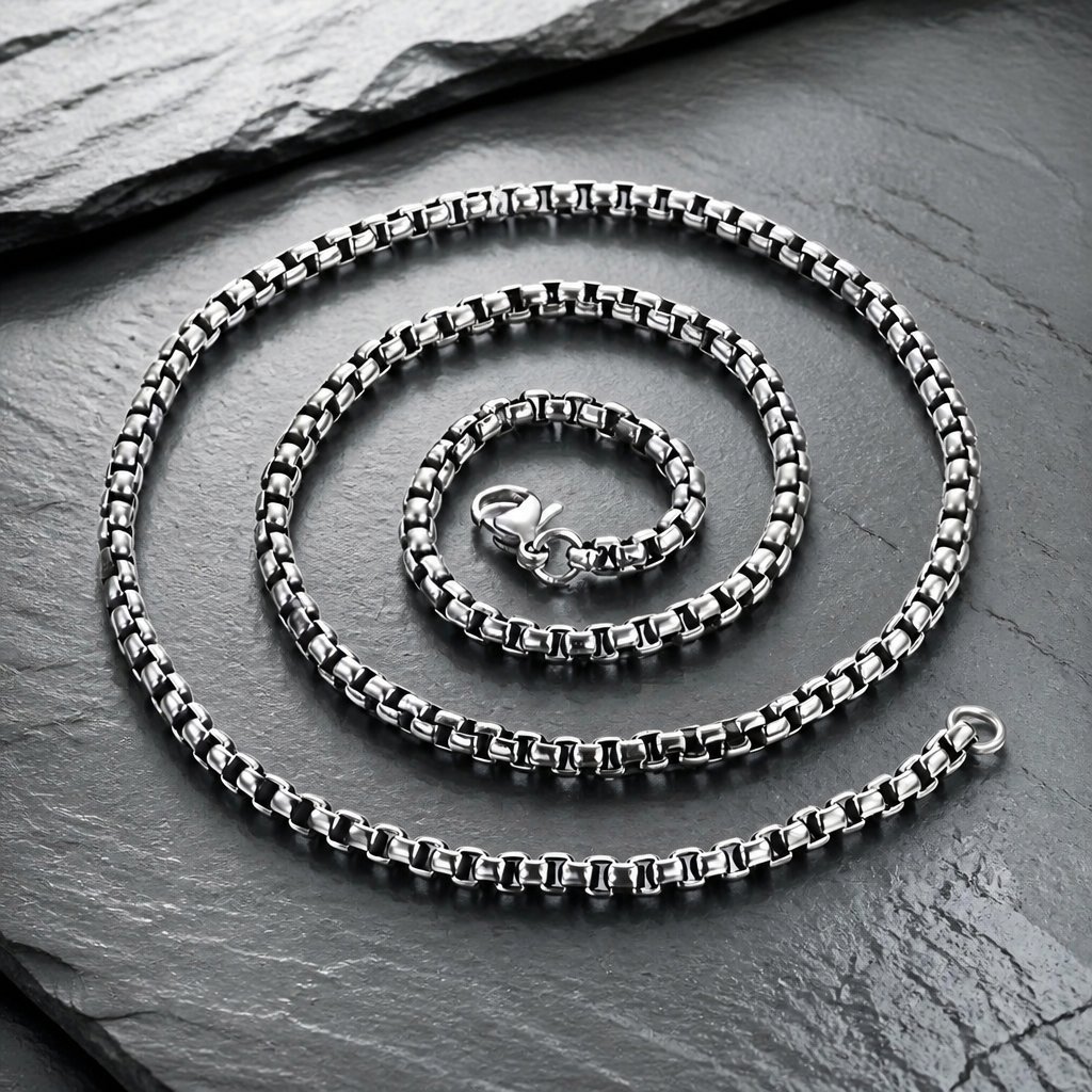 Αλυσίδα TA-34560 - Ασημένια / 90cm / 2mm